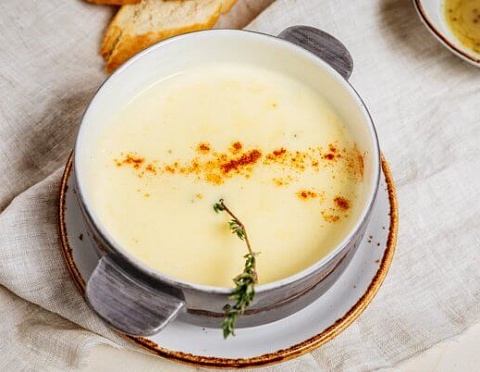 Крем суп сырный
